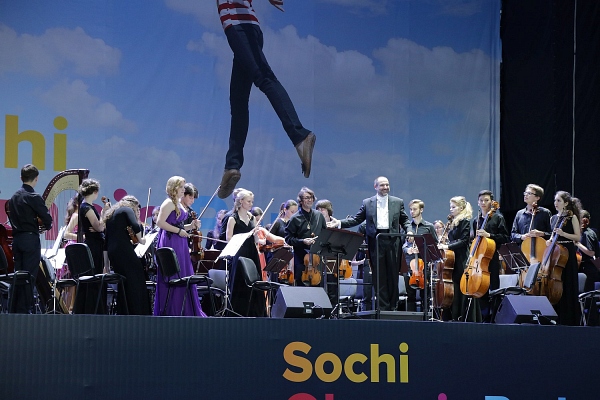 Юрий Башмет, Клаудио Ванделли и Всероссийский юношеский оркестр в Сочи