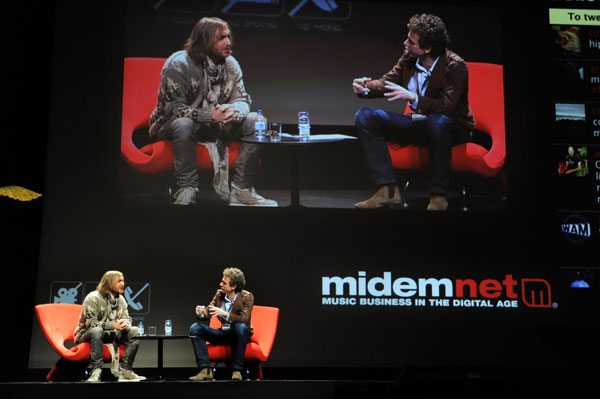 David Guetta и Gilles Babinet. Мастер-класс MIDEM2011