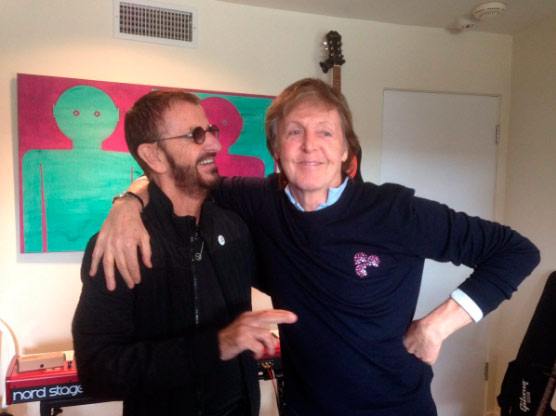  Paul McCartney  Ringo Starr    