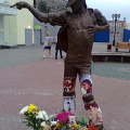 Памятник Майклу Джексону в Екатеринбурге