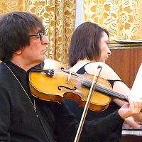 Юрий Башмет и Ксения Башмет в Гаврилов-Яме и Великом