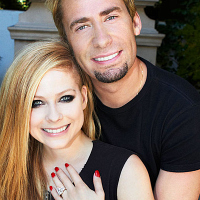 Аврил Лавин и фронтмен Nickelback Чед Крюгер