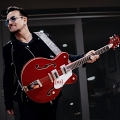 Bono with Gretsch RED Guitar