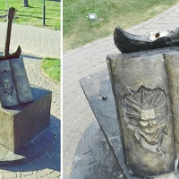 Памятник Горшку в Воронеже