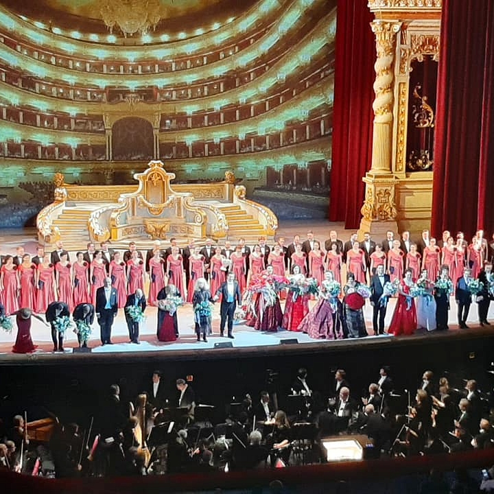 оперный бал Елены Образцовой на Исторической сцене Большого театра