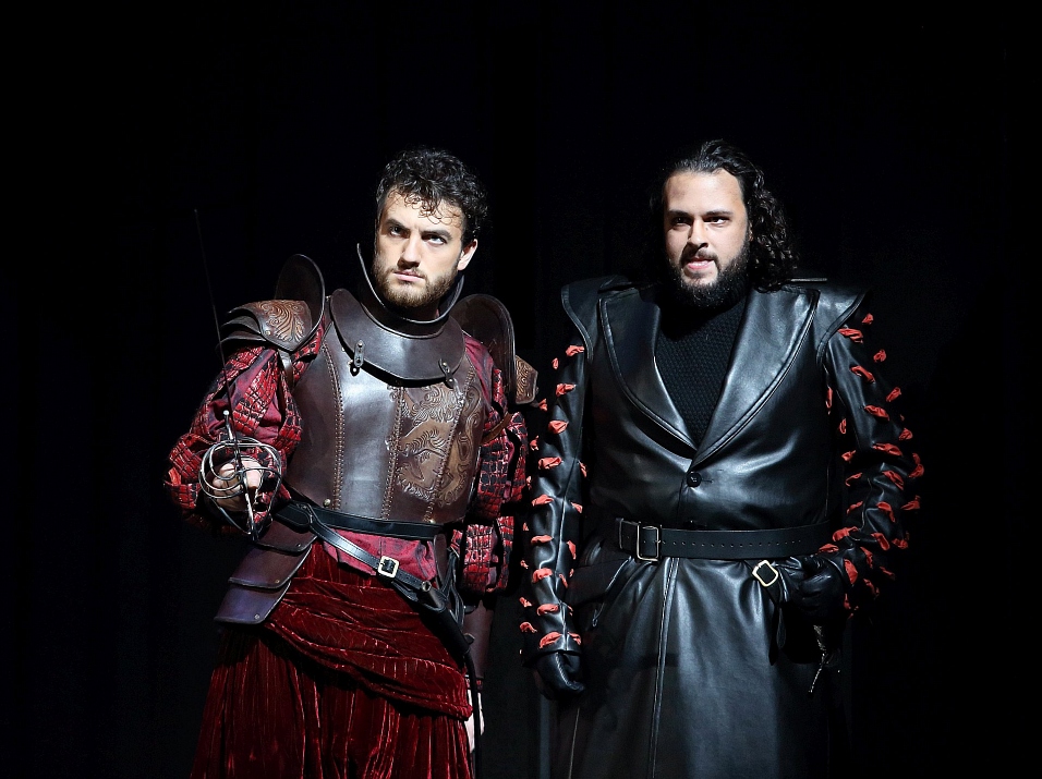 0466 Michael Mofidian as Montano and Andres Presno as Roderrigo in Otello (C) ROH 2019. Photograph by Catherine Ashmore.jpg
