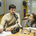 Дмитрий Колдун привел дочку на Детское радио