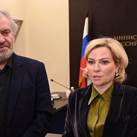 Валерий Гергиев и министр культуры Любимова
