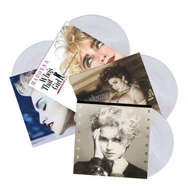 Альбомы Мадонны на прозрачном виниле