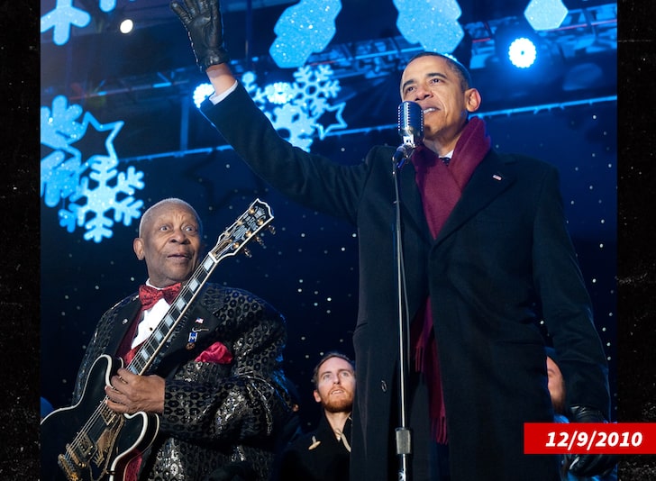 Обама и Кинг на концерте